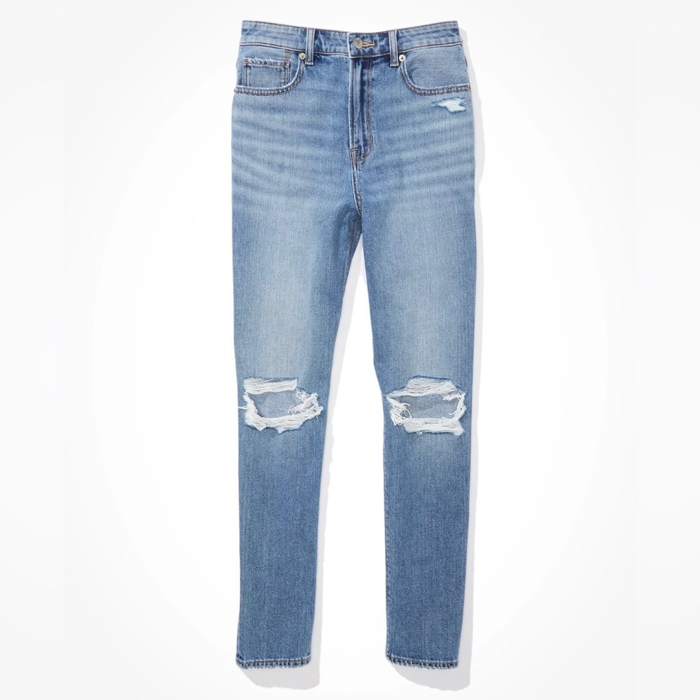 AE HIGH WAISTED MOM JEANS